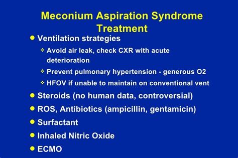 Meconium Aspiration 2005