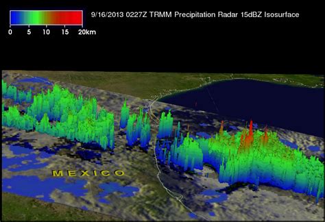 TRMM satellite animation gives flyby of Tropical Storm Ingrid's heavy rains