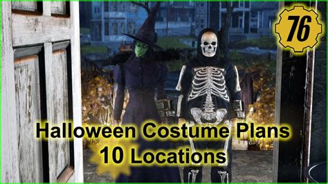 FALLOUT 76 Halloween Costume Plan Location x10 - YouTube