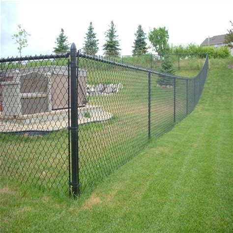 cyclone fence | Black chain link fence, Cyclone fence, Chain link fence