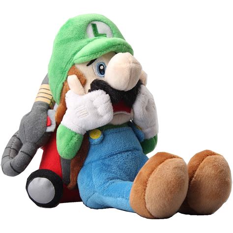 SeekFunning Super Mario 8" Plush Toy Luigi's Mansion with Ghost Vacuum Poltergust - Walmart.com