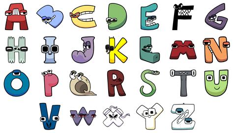 Alphabet Lore Letters by kendallannnguyen on DeviantArt