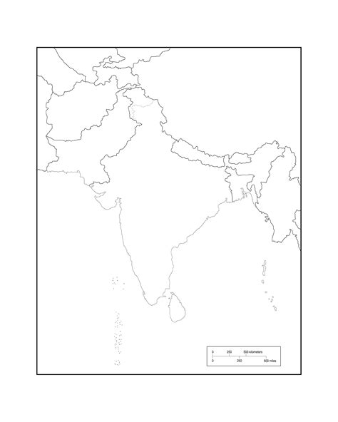 Exploring The South Asia Map Blank In 2023 - World Map Colored Continents