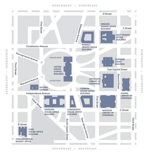 Map of Capitol Hill | Leadership Connect