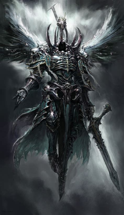 Dark angel painting - checkerlader