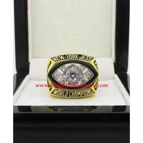 1968 New York Jets Super Bowl III World Championship Ring, Replica New ...