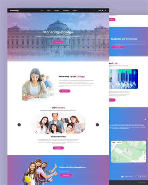 Stoneridge – School & College Website Template