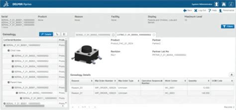 DELMIA Apriso Manufacturing Execution System (MES)