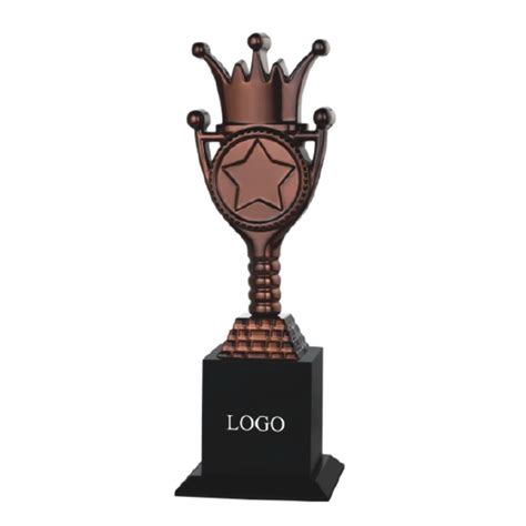 Crown Trophy - Gold/Silver/Bronze - Red Ribbons - Corporate Gifts