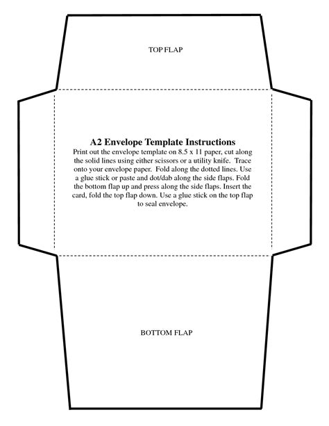 Make Your Own Envelopes Template