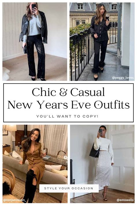 19+ Chic and Casual New Years Eve Outfits To Copy! [2024]