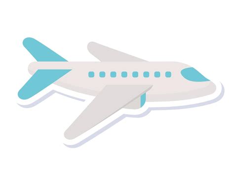 Plane Sticker Vector Art, Icons, and Graphics for Free Download