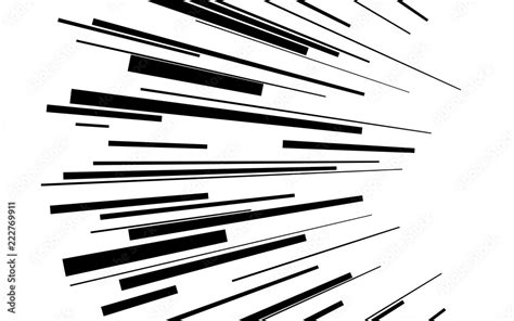 Speed lines Vector texture Comic speed lines background Black elements ...