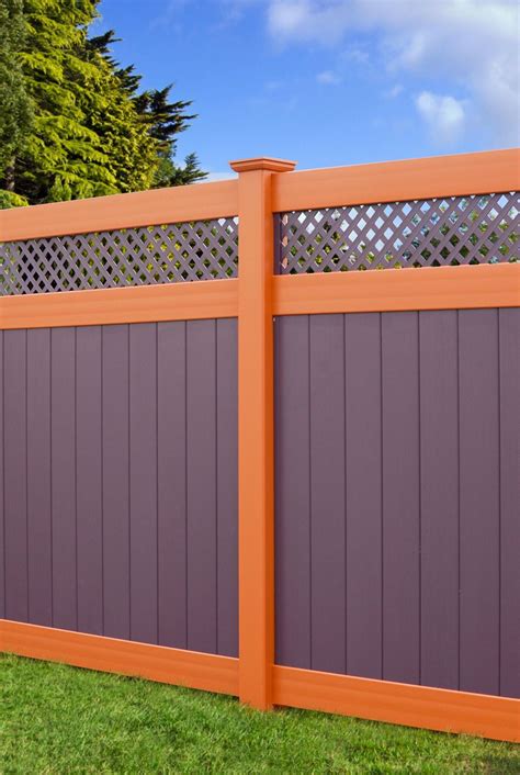 Images of Illusions PVC Vinyl Wood Grain and Color Fence | Vinyl fence ...