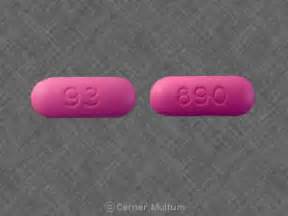 93 890 Pill Pink Oval 20mm - Pill Identifier