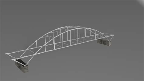 ARC BRIDGE | 3D CAD Model Library | GrabCAD