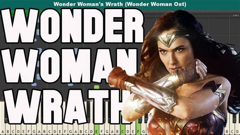 Wonder Woman's Wrath Piano Tutorial - Free Sheet Music (Wonder Woman OST) - YouTube