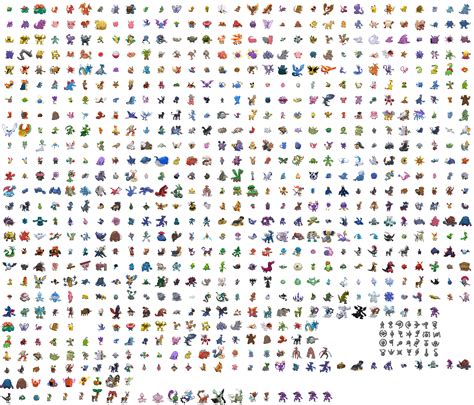 Pokemon B/W Back Sprite Sheet (Resource) by Petuniabubbles on DeviantArt