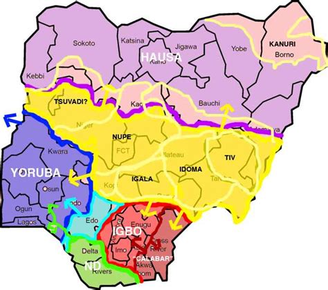 The New Map Of Nigeria Fulani/hausa Majority. - Politics (14) - Nigeria
