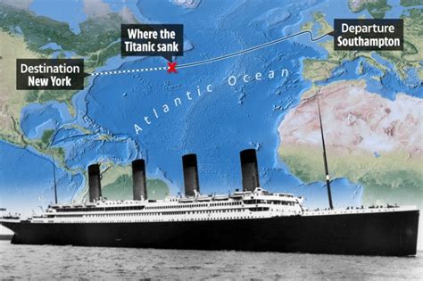 How to find where Titanic hit iceberg on Google Maps – exact coordinates revealed | The US Sun