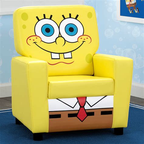 SpongeBob SquarePants High Back Upholstered Chair | Delta Children