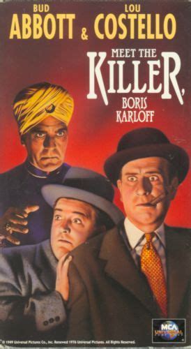 Abbott and Costello Meet the Killer, Boris Karloff (1949) on Collectorz ...