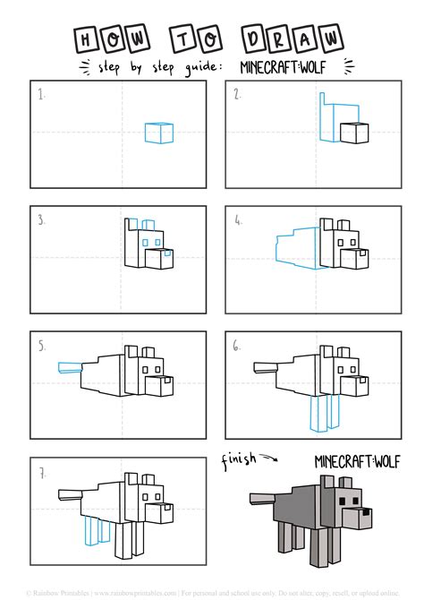 How To Draw Popular Minecraft Characters: Easy Step By Step For Kids ...