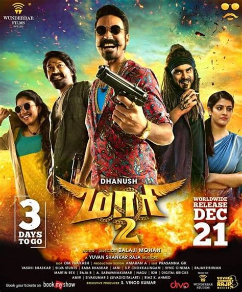 Maari 2 - Film Cast, Release Date, Maari 2 Full Movie Download, Online MP3 Songs, HD Trailer ...