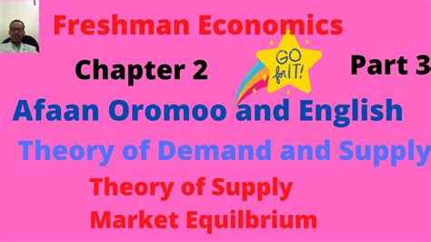 Freshman Economics(Chapter 2):Theory of Demand and Supply:Part3:Theory ...