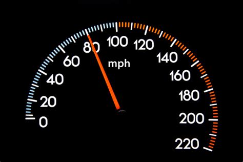 Speedometer 80 Mph Stock Photo - Download Image Now - iStock