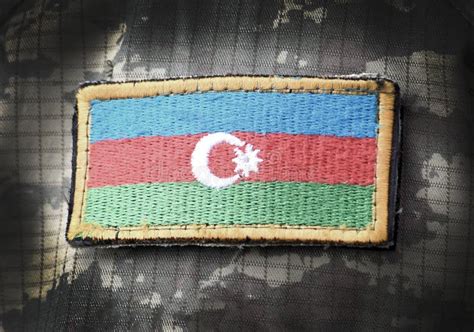 Flag of Azerbaijan on Military Uniform. Azerbaijani Army, Armed Forces ...