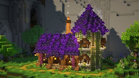 Minecraft | How to Build a Fantasy Wizard House with a Tower | Tutorial - YouTube