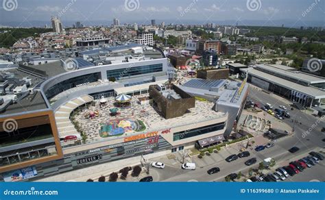 Aerial View of Paradise Shopping Center, May 1 2018, Sofia, Bulgaria ...