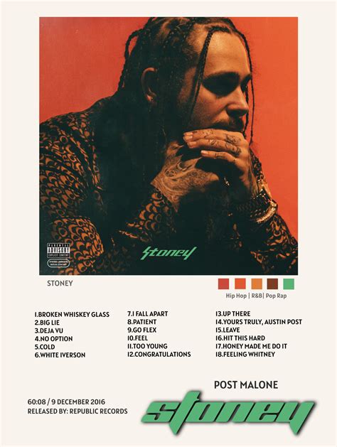 POST MALONE - STONEY – CulturedPrint