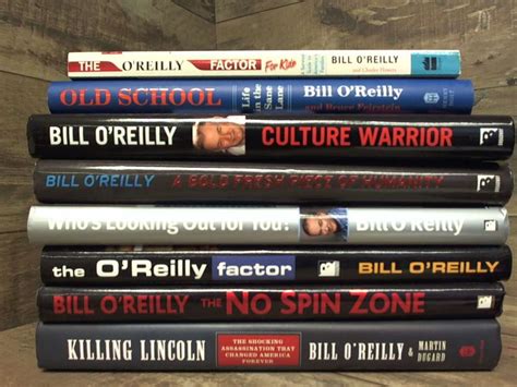 8 Bill O'Reilly Books (Factor For Kids, Old School, Culture Warri by Bill O'Reilly: Good ...