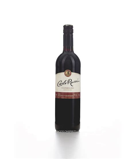 Carlo Rossi California Red, Smooth Red Wine, 750ml in Sri Lanka l ...