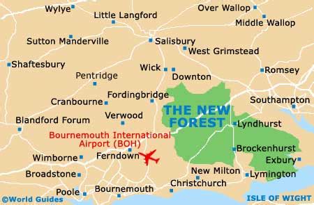 Map Of New Forest Hampshire | Tour Map