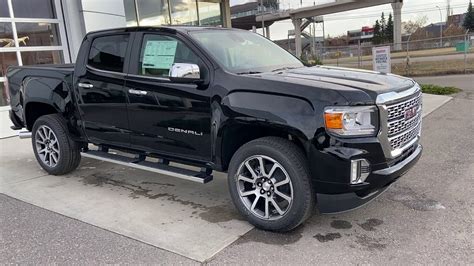 Black 2021 GMC Canyon Denali 4WD Review - GSL GM City - Calgary - YouTube