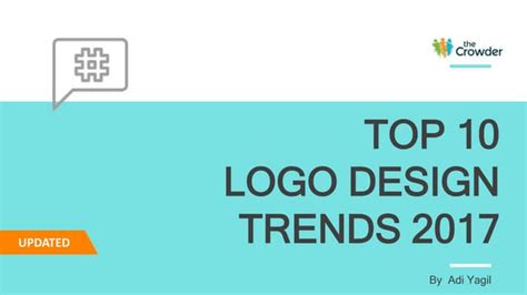 Top 10 logo design trends 2017 (updated) | PPT