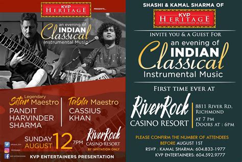 Indian Classical Music Event in Richmond (Vancouver) | India Cultural Association (ICA ...