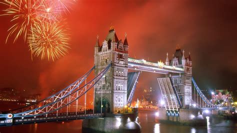 bridges, buildings, art, urban, cityscapes, hd, 1080P, fireworks, architecture, london, bridge ...