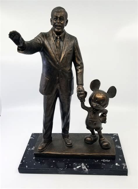 Walt & Mickey Resin Partners Statue - ID: janpartners20240 | Van Eaton ...