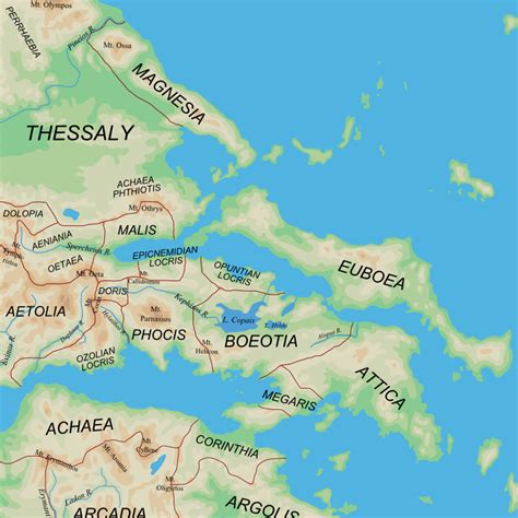 Geographical regions of the Ancient Greece | Short history website