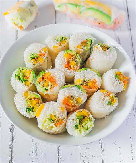 Vegan Rice Paper Summer Rolls