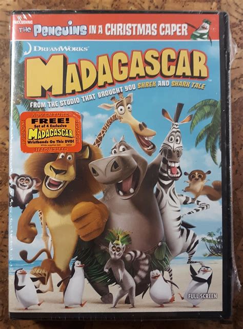 Madagascar DVD with 4 exclusive wristbands Brand New in wrap 2005 | eBay