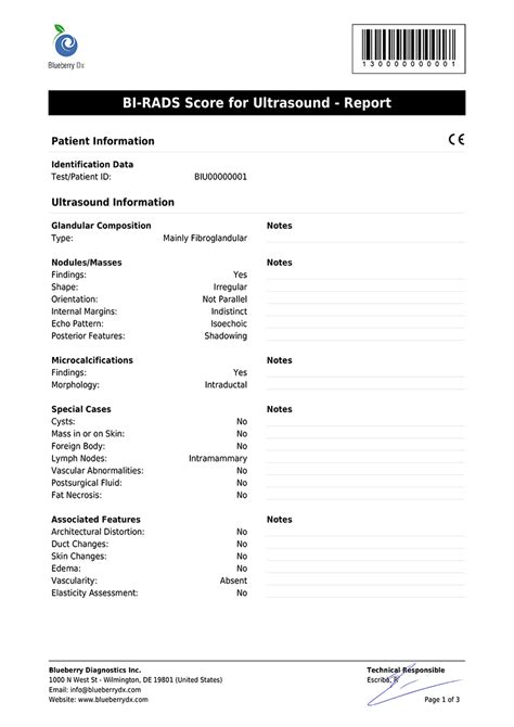 BI-RADS® for Ultrasound – Blueberry Diagnostics – RADS Algorithms