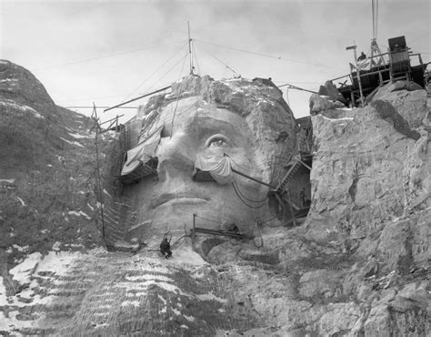 Construction du Mont Rushmore