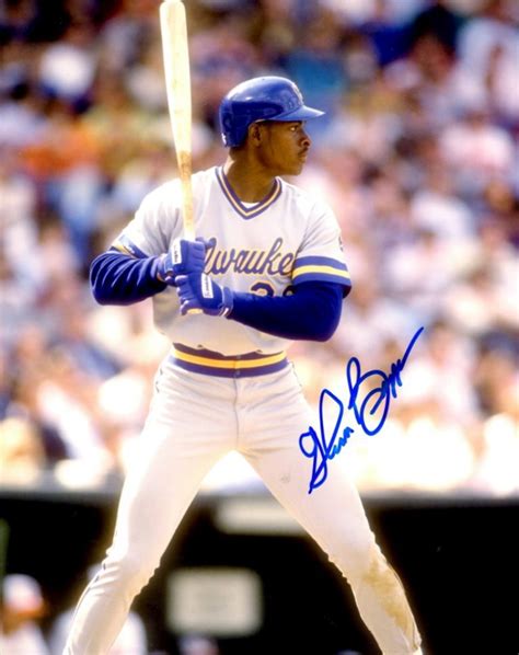 AUTOGRAPHED GLENN BRAGGS 8X10 photo Milwaukee Brewers - Main Line ...