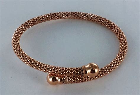 Bracelet - Italian Popcorn 4mm Rose Gold Finish