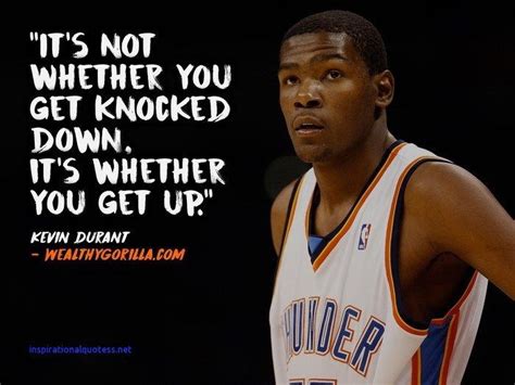 Kevin Durant Inspirational Quotes | Basketball quotes inspirational, Basketball quotes ...